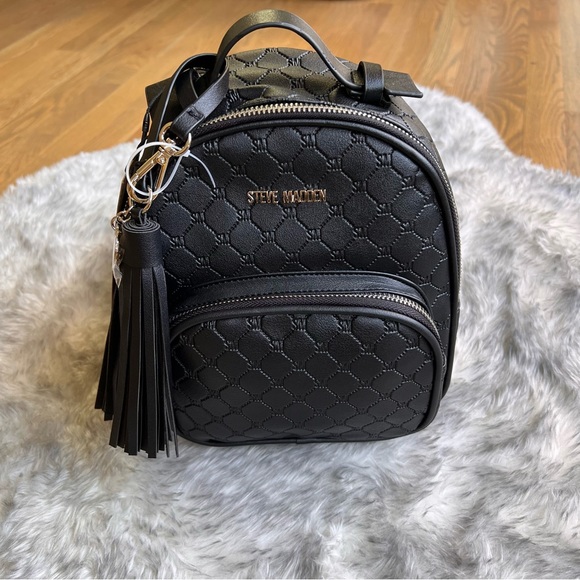 Steve Madden Mini Backpack BBLogo Tik Tok Trand Steve Madden | Bags | Steve Madden Mini Backpack Bblogo Tik  main image 4